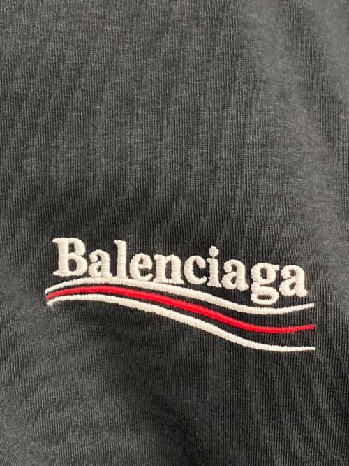 BALENCIAGA（バレンシアガ）BALENCIAGA (バレンシアガ) Red & Black Check Patched Shirt ブラック×レッド サイズ:Mの古着・服飾アイテム