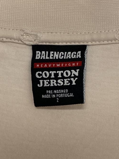 BALENCIAGA（バレンシアガ）BALENCIAGA (バレンシアガ) Internal Use Only Tee ホワイト サイズ:2の古着・服飾アイテム