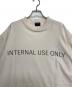 中古・古着 BALENCIAGA (バレンシアガ) Internal Use Only Tee ホワイト サイズ:2：38000円