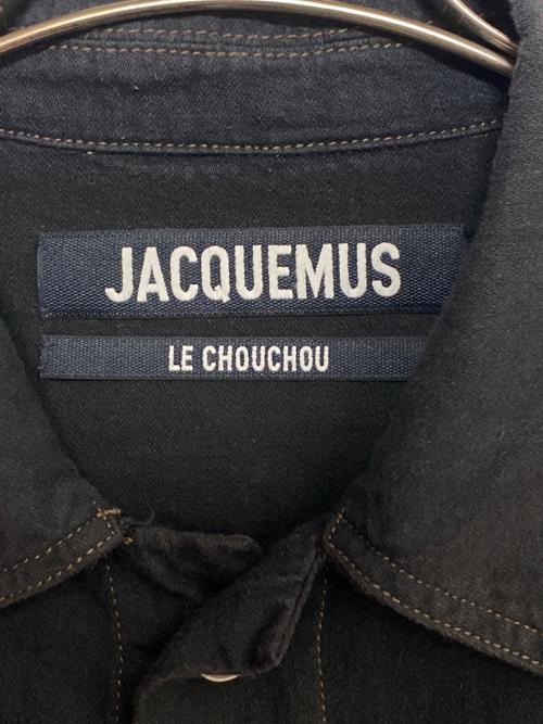 jacquemus（ジャックムス）JACQUEMUS (ジャックムス) La Chemise De-nimes Cotton Shirt ブラック サイズ:50の古着・服飾アイテム