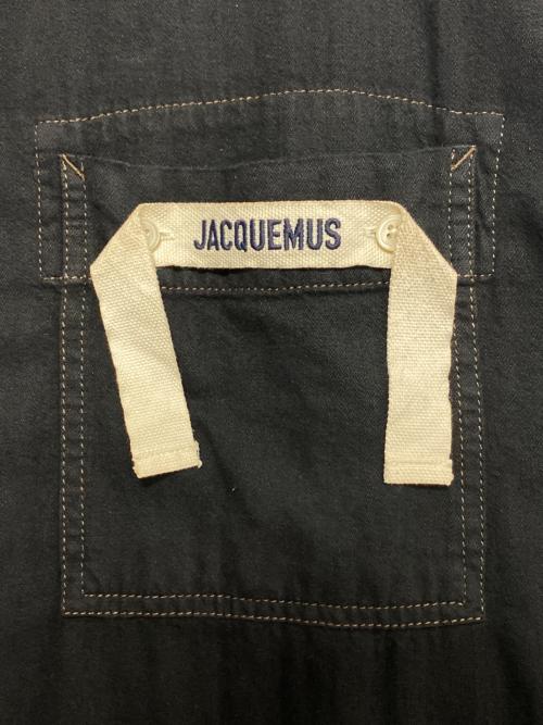 jacquemus（ジャックムス）JACQUEMUS (ジャックムス) La Chemise De-nimes Cotton Shirt ブラック サイズ:50の古着・服飾アイテム