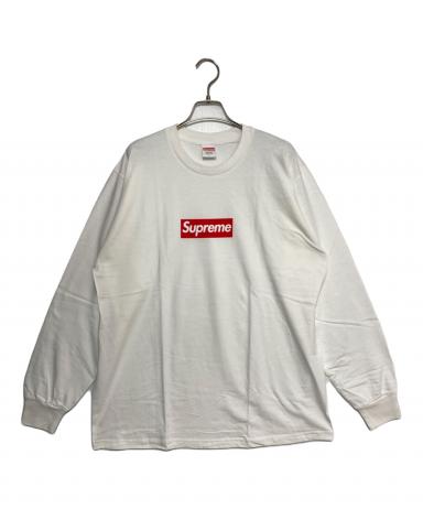 中古・古着通販】SUPREME (シュプリーム) L/S Tee box logo ホワイト