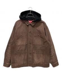SUPREME（シュプリーム）の古着「25SS Worn Hooded Chore Coat」｜ブラウン