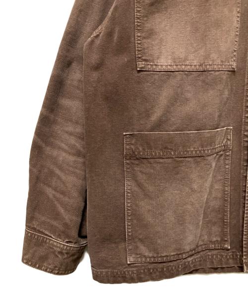 SUPREME（シュプリーム）SUPREME (シュプリーム) 25SS Worn Hooded Chore Coat ブラウン サイズ:Lの古着・服飾アイテム