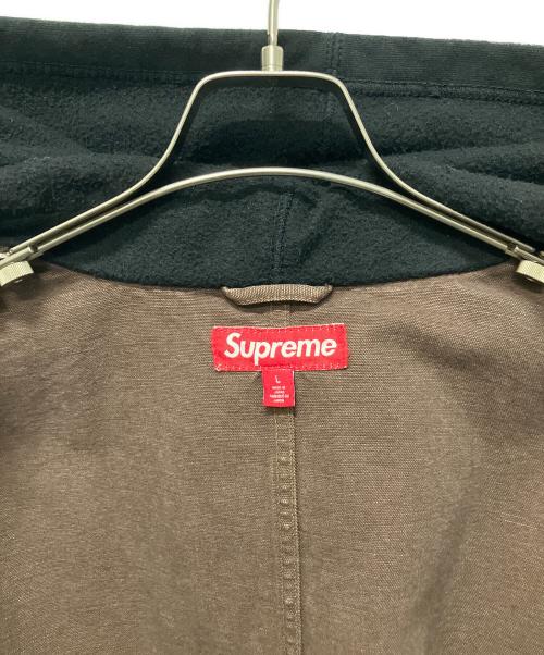 SUPREME（シュプリーム）SUPREME (シュプリーム) 25SS Worn Hooded Chore Coat ブラウン サイズ:Lの古着・服飾アイテム