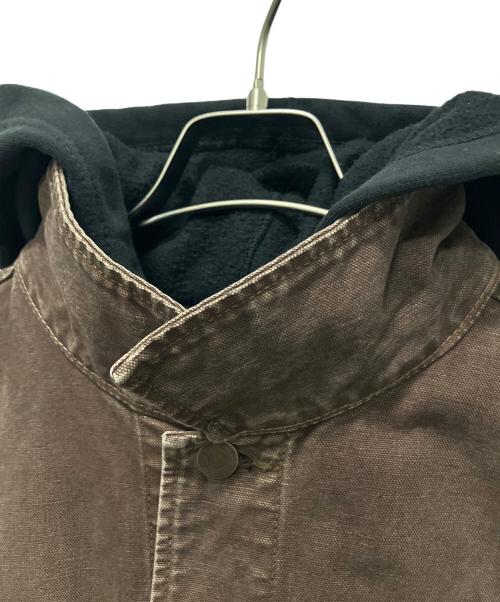 SUPREME（シュプリーム）SUPREME (シュプリーム) 25SS Worn Hooded Chore Coat ブラウン サイズ:Lの古着・服飾アイテム