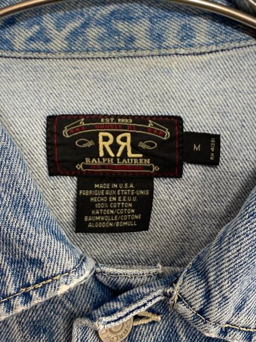 RRL（ダブルアールエル）RRL (ダブルアールエル) デニムジャケット スカイブルー サイズ:Mの古着・服飾アイテム