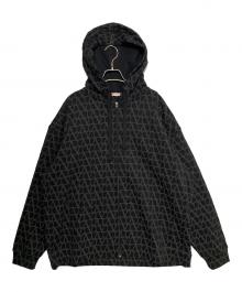 VALENTINO（ヴァレンティノ）の古着「トワル イコノグラフ ジップ パーカー」｜ブラック