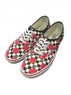 VALENTINO×VANSヴァレンティノ×ヴァンズ）の古着「AUTHENTIC」｜ホワイト×レッド
