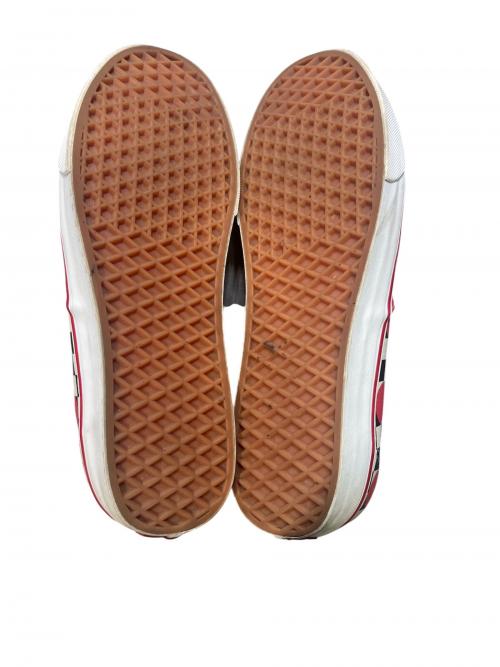 VALENTINO（ヴァレンティノ）VALENTINO (ヴァレンティノ) VANS (ヴァンズ) AUTHENTIC ホワイト×レッド サイズ:29.5の古着・服飾アイテム