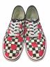 VALENTINO (ヴァレンティノ) VANS (ヴァンズ) AUTHENTIC ホワイト×レッド サイズ:29.5：40000円