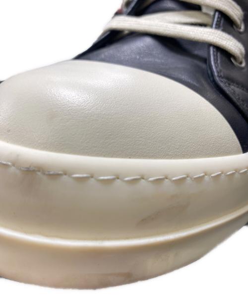 RICK OWENS（リックオウエンス）RICK OWENS (リックオウエンス) SNEAKERS ブラック×ホワイト サイズ:45の古着・服飾アイテム