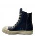 中古・古着 RICK OWENS (リックオウエンス) SNEAKERS ブラック×ホワイト サイズ:45：150000円