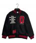 OBEY（オベイ）の古着「TOKYO INTERNATIONAL VARSITY JACKET」｜ブラック×レッド