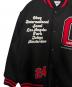中古・古着 OBEY (オベイ) TOKYO INTERNATIONAL VARSITY JACKET ブラック×レッド サイズ:XL：18000円