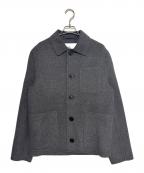 AMI Alexandre Mattiussiアミアレクサンドルマテュッシ）の古着「Wool Boxy Jacket」｜グレー