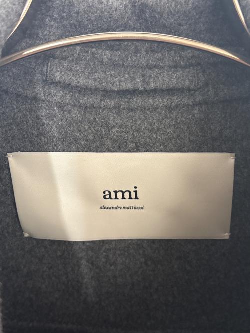 AMI Alexandre Mattiussi（アミアレクサンドルマテュッシ）AMI Alexandre Mattiussi (アミアレクサンドルマテュッシ) Wool Boxy Jacket グレー サイズ:Sの古着・服飾アイテム