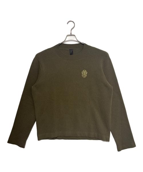 CHROME HEARTS（クロムハーツ）CHROME HEARTS (クロムハーツ) SWTR REGULATOR CREW オリーブ サイズ:Lの古着・服飾アイテム
