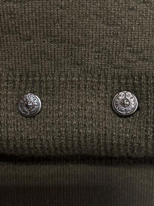 CHROME HEARTS（クロムハーツ）CHROME HEARTS (クロムハーツ) SWTR REGULATOR CREW オリーブ サイズ:Lの古着・服飾アイテム
