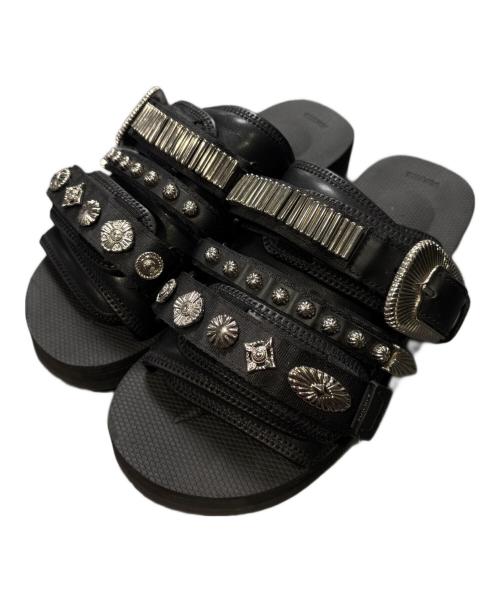 suicoke（スイコック）suicoke (スイコック) TOGA (トーガ) 装飾 サンダル ブラック サイズ:US10の古着・服飾アイテム