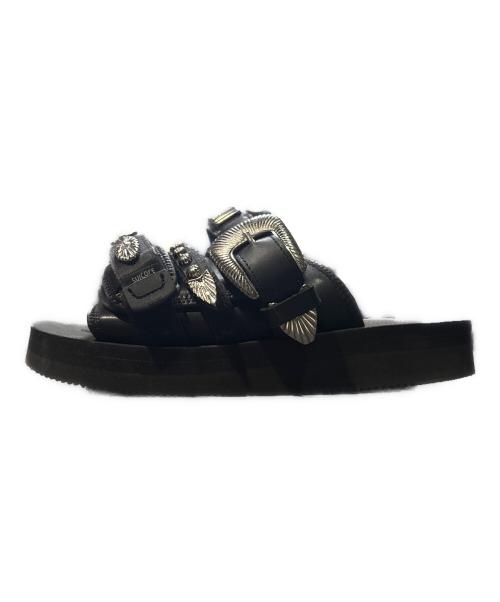 suicoke（スイコック）suicoke (スイコック) TOGA (トーガ) 装飾 サンダル ブラック サイズ:US10の古着・服飾アイテム