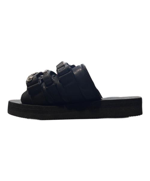 suicoke（スイコック）suicoke (スイコック) TOGA (トーガ) 装飾 サンダル ブラック サイズ:US10の古着・服飾アイテム