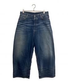 Acne studios（アクネ ストゥディオズ）の古着「SUPER BAGGY JEAN」｜ネイビー