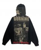 SUPREMEシュプリーム）の古着「26SS Paris Is Burning Zip Up Hooded Sweatshirt」｜ブラック