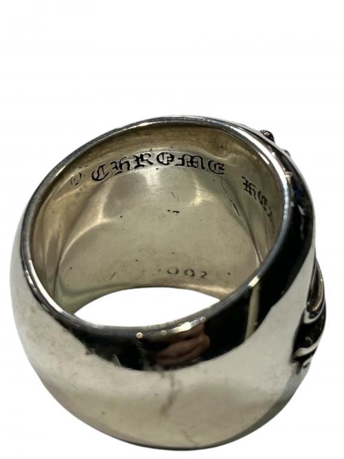 CHROME HEARTS（クロムハーツ）CHROME HEARTS (クロムハーツ) Classic Oval Cross Ring シルバー サイズ:24.5の古着・服飾アイテム