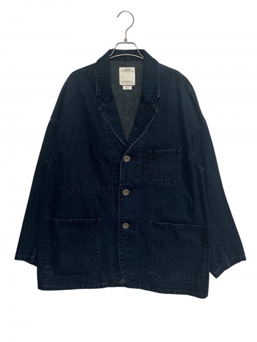 VISVIM（ビズビム）VISVIM (ビズビム) HAMMONS CHORE JKT DMGD ネイビー サイズ:3の古着・服飾アイテム