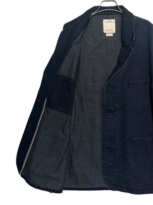 VISVIM（ビズビム）VISVIM (ビズビム) HAMMONS CHORE JKT DMGD ネイビー サイズ:3の古着・服飾アイテム