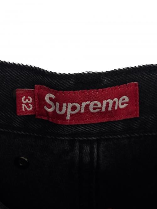 SUPREME（シュプリーム）SUPREME (シュプリーム) Stars Studded Baggy Denim Short ブラック サイズ:32の古着・服飾アイテム