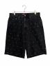 SUPREME（シュプリーム）の古着「Stars Studded Baggy Denim Short」｜ブラック