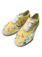 Maison MIHARA YASUHIROメゾン ミハラ ヤスヒロ）の古着「BAKER OG Sole Sticker Printed Canvas Low-top Sneaker」｜イエロー