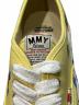 中古・古着 Maison MIHARA YASUHIRO (メゾン ミハラ ヤスヒロ) BAKER OG Sole Sticker Printed Canvas Low-top Sneaker イエロー サイズ:47 未使用品：40000円