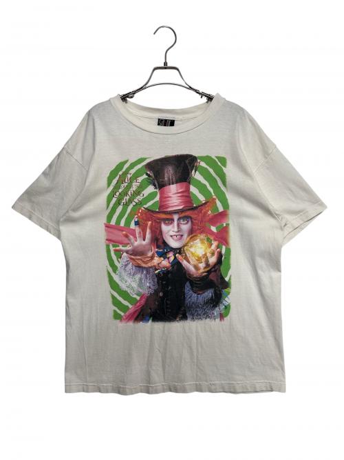 SAINT MICHAEL（セントマイケル）SAINT MICHAEL (セントマイケル) DSNY SS TEE MAD HATTER ホワイト サイズ:Lの古着・服飾アイテム
