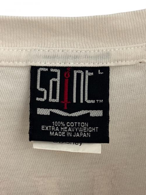 SAINT MICHAEL（セントマイケル）SAINT MICHAEL (セントマイケル) DSNY SS TEE MAD HATTER ホワイト サイズ:Lの古着・服飾アイテム