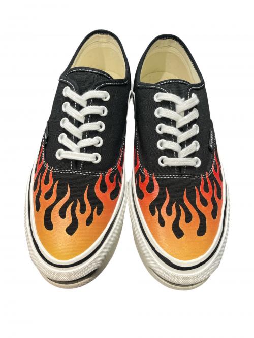 KAMIYA（カミヤ）KAMIYA (カミヤ) Herc Fire Pattern Vulcanized Sneaker ブラック サイズ:43 未使用品の古着・服飾アイテム