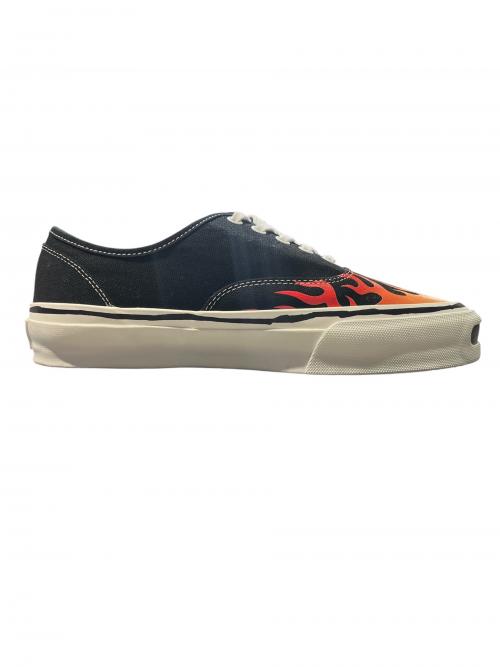 KAMIYA（カミヤ）KAMIYA (カミヤ) Herc Fire Pattern Vulcanized Sneaker ブラック サイズ:43 未使用品の古着・服飾アイテム