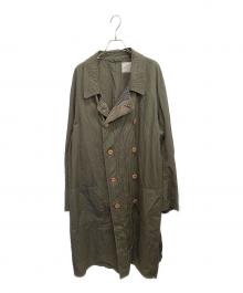 KOLOR（カラー）の古着「MULTI STITCH LAPEL COAT マルチステッチ ラペル コート 」｜オリーブ