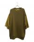 DRIES VAN NOTEN（ドリスヴァンノッテン）の古着「ニットドッキング カットソー」｜オリーブ