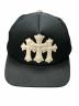 Chrome Hearts (クロムハーツ) Triple Cross Trucker Cap ブラック×ホワイト：160000円