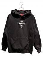 SUPREMEシュプリーム）の古着「Cross Box Logo Hooded」｜ブラック