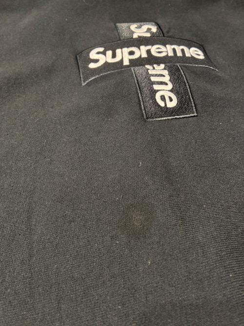 SUPREME（シュプリーム）SUPREME (シュプリーム) Cross Box Logo Hooded ブラック サイズ:Lの古着・服飾アイテム