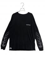 CHROME HEARTSクロムハーツ）の古着「Flame Crosses Longsleeve」｜ブラック
