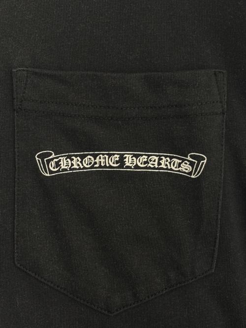 CHROME HEARTS（クロムハーツ）CHROME HEARTS (クロムハーツ) Flame Crosses Longsleeve ブラック サイズ:XLの古着・服飾アイテム