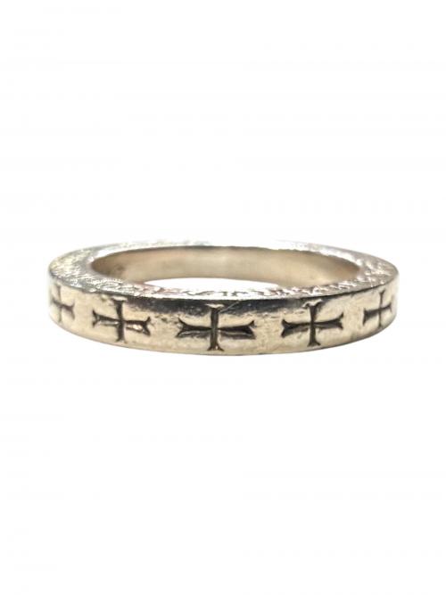 CHROME HEARTS（クロムハーツ）CHROME HEARTS (クロムハーツ) 3mm SPACER RING スペーサーリング シルバー サイズ:19号の古着・服飾アイテム