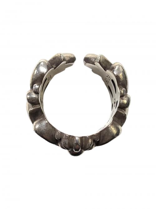 CHROME HEARTS（クロムハーツ）CHROME HEARTS (クロムハーツ) DOUBLE FLORAL CROSS RING ダブルフローラルクロスリング シルバー サイズ:21号の古着・服飾アイテム