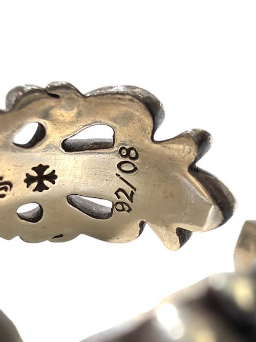 CHROME HEARTS（クロムハーツ）CHROME HEARTS (クロムハーツ) DOUBLE FLORAL CROSS RING ダブルフローラルクロスリング シルバー サイズ:21号の古着・服飾アイテム
