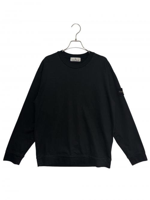 STONE ISLAND（ストーンアイランド）STONE ISLAND (ストーンアイランド) ロゴワッペンロングカットソー ブラック サイズ:Mの古着・服飾アイテム